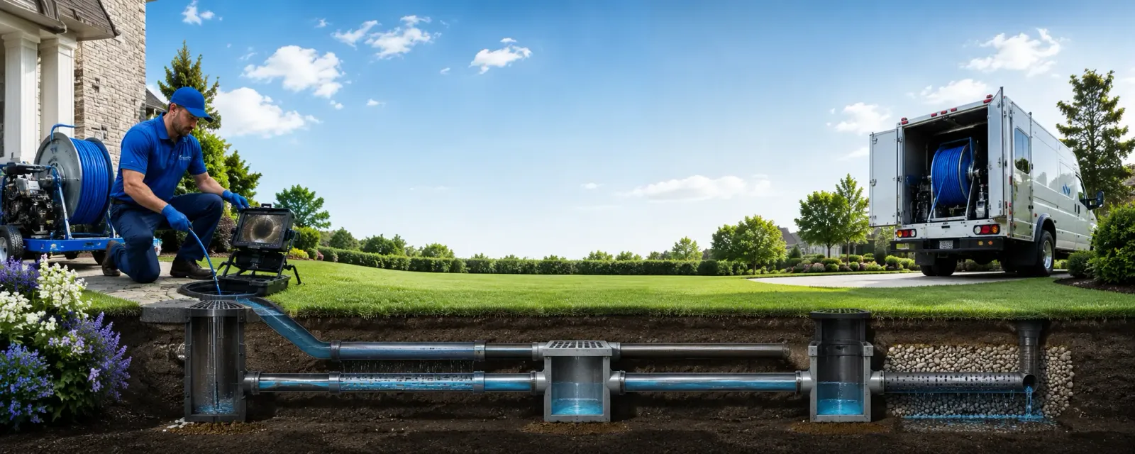 Outdoor drain cleaning information for Boxborough, MA